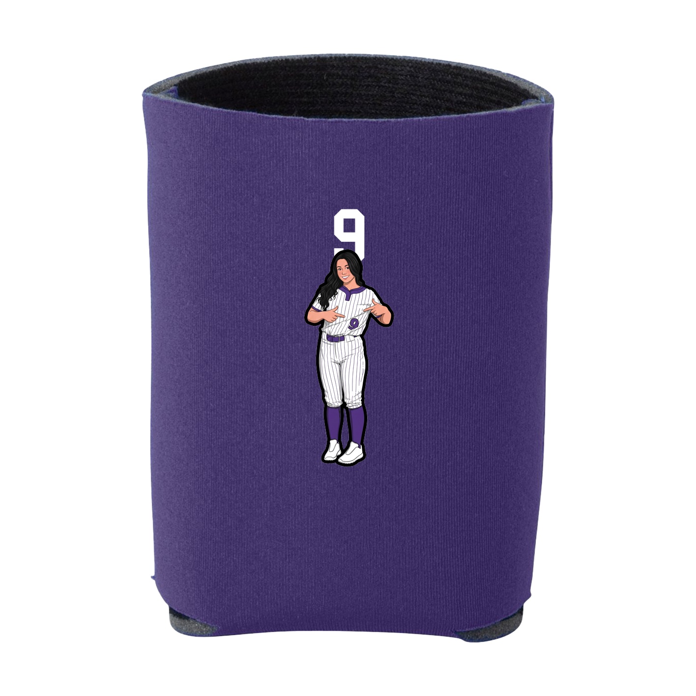 Can Holder — Number Top in Purple