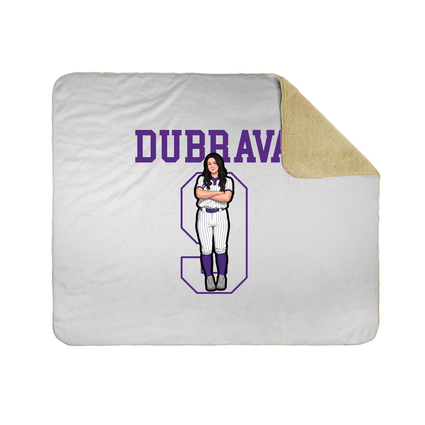 Throw Blanket — Shirsey in White