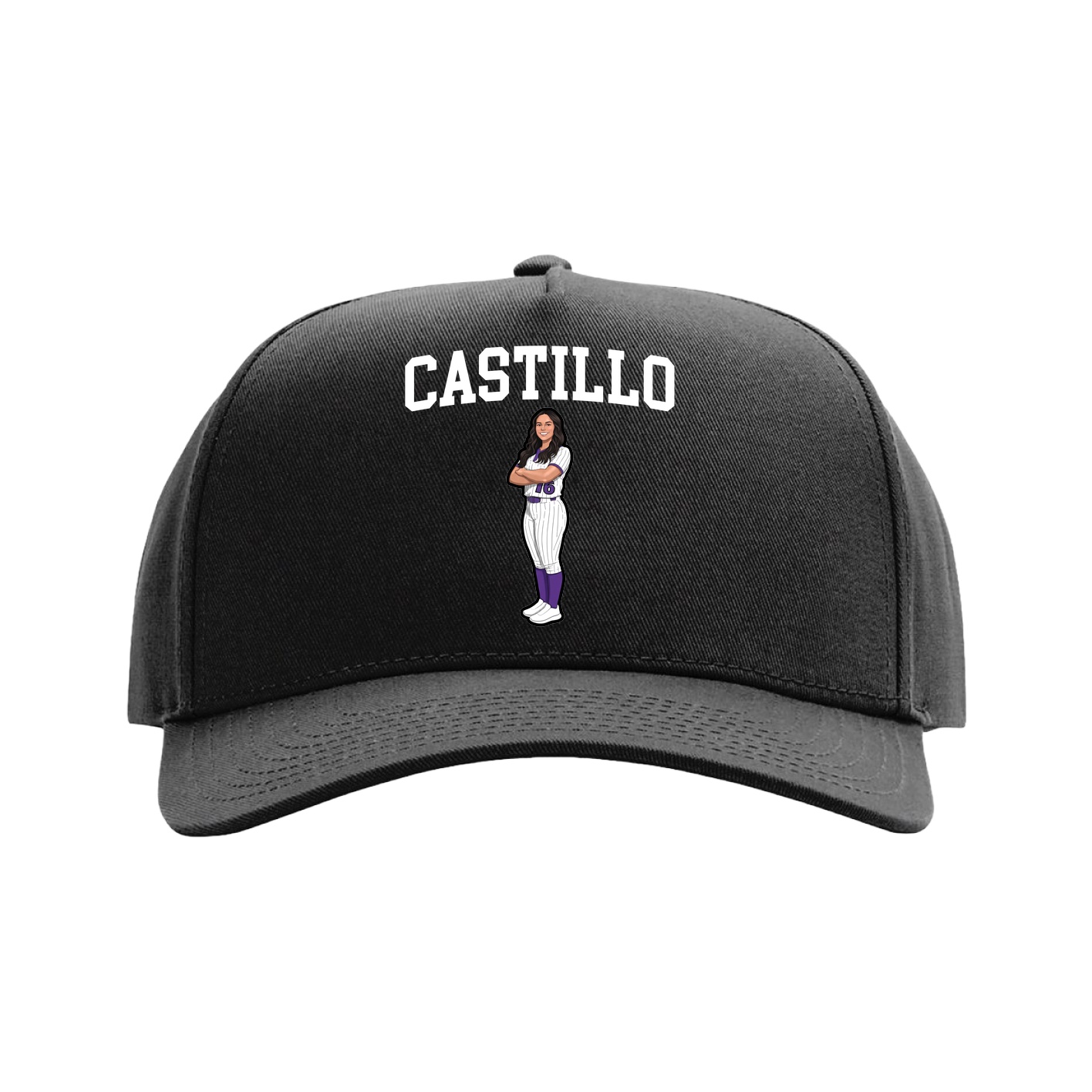 Full Fabric Five-Panel Champ Cap