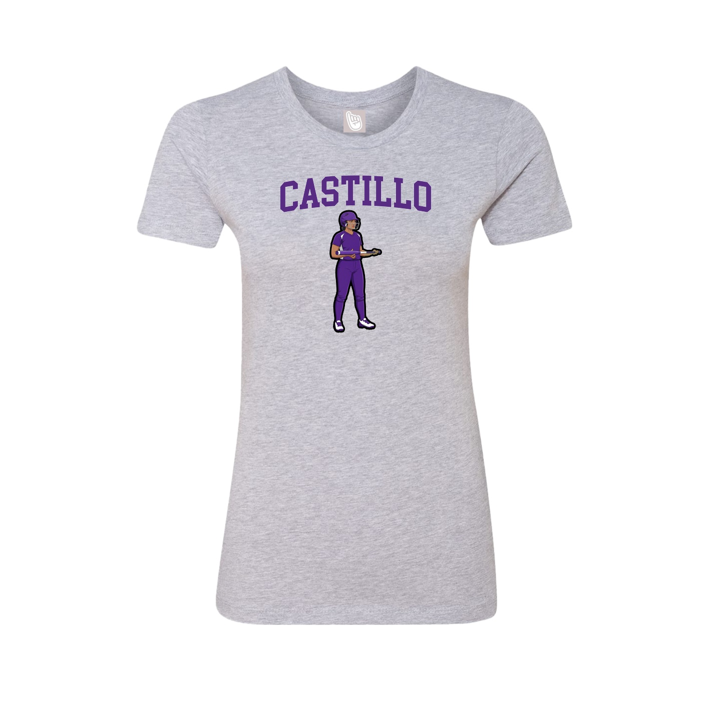 Fitted Women's Tee — Shirsey in Grey