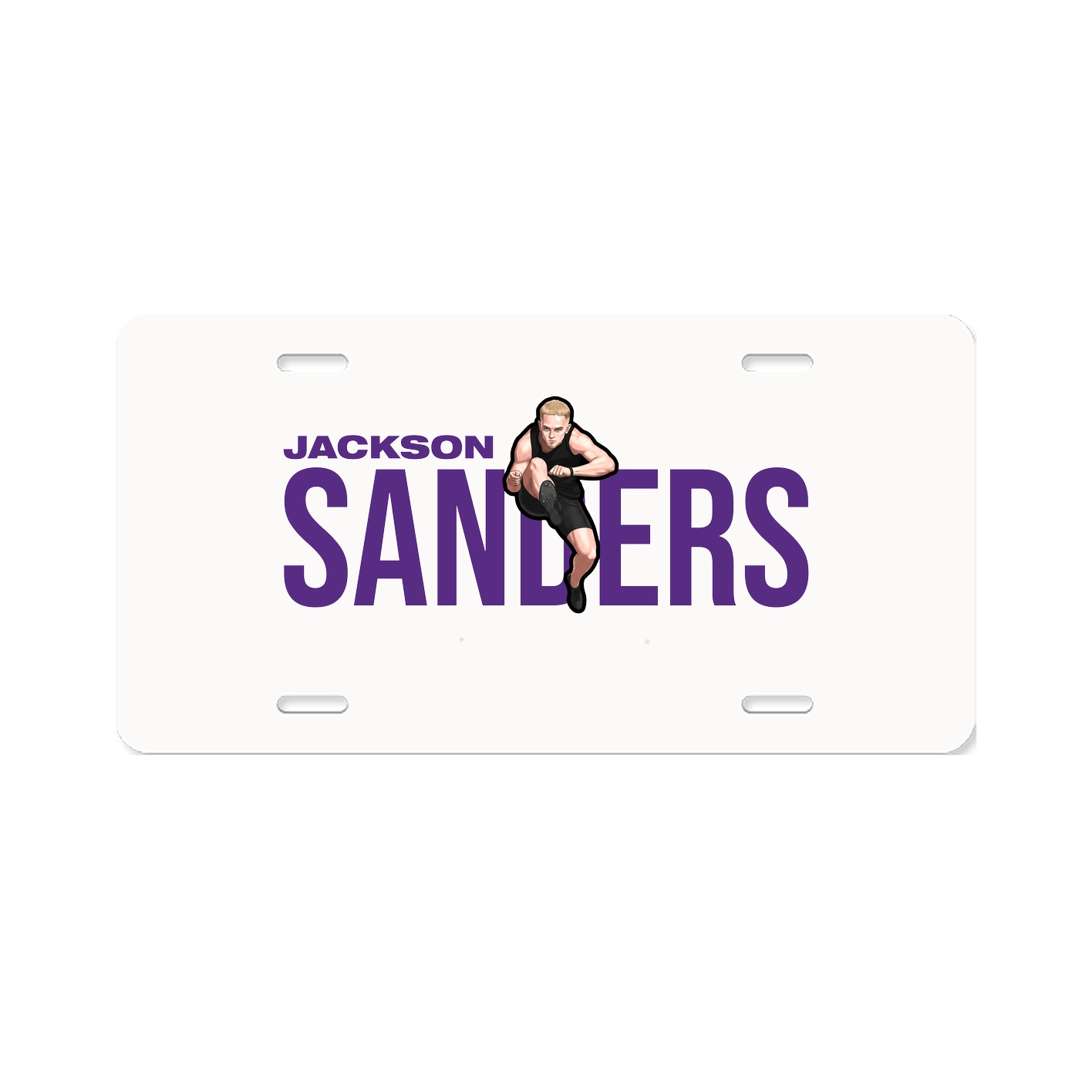 License Plate — Player Name in Classic