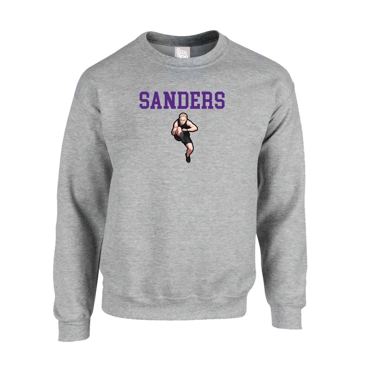 Fleece Crew — Shirsey in Grey