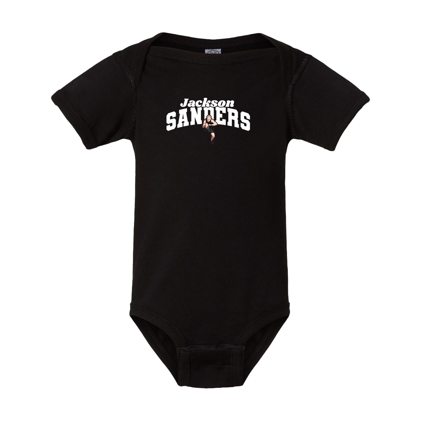 Baby Onesie — Signature Arch in Black