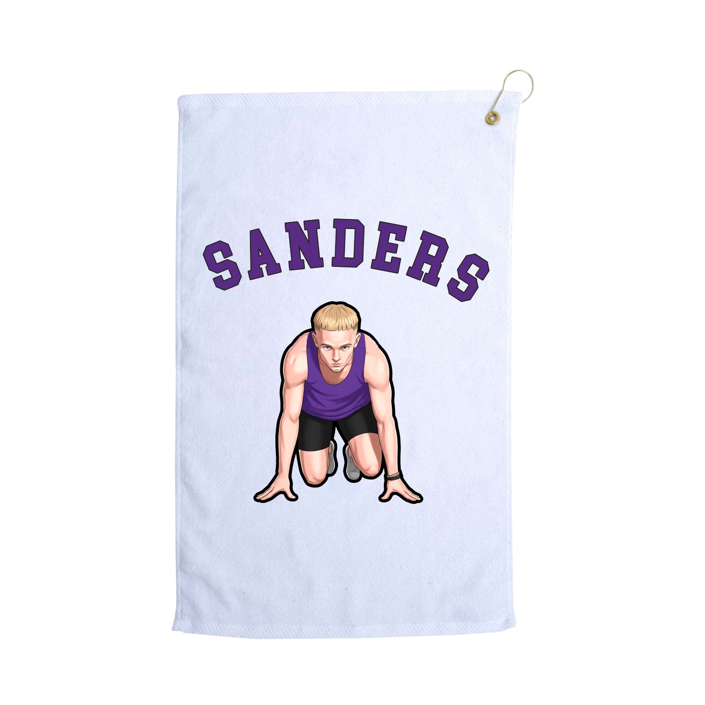 Golf Towel — Shirsey Arch in White