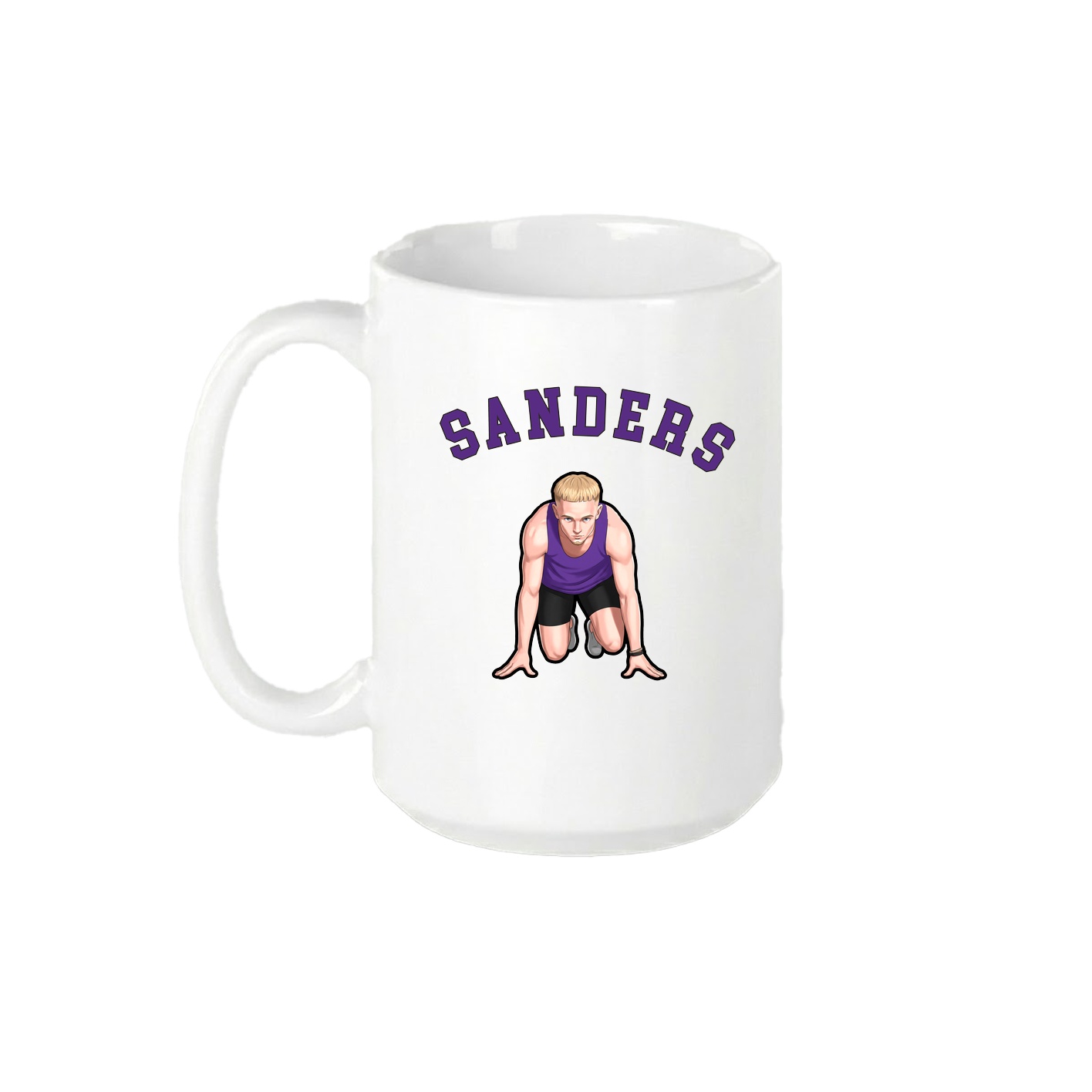 15oz Coffee Mug — Shirsey Arch in White