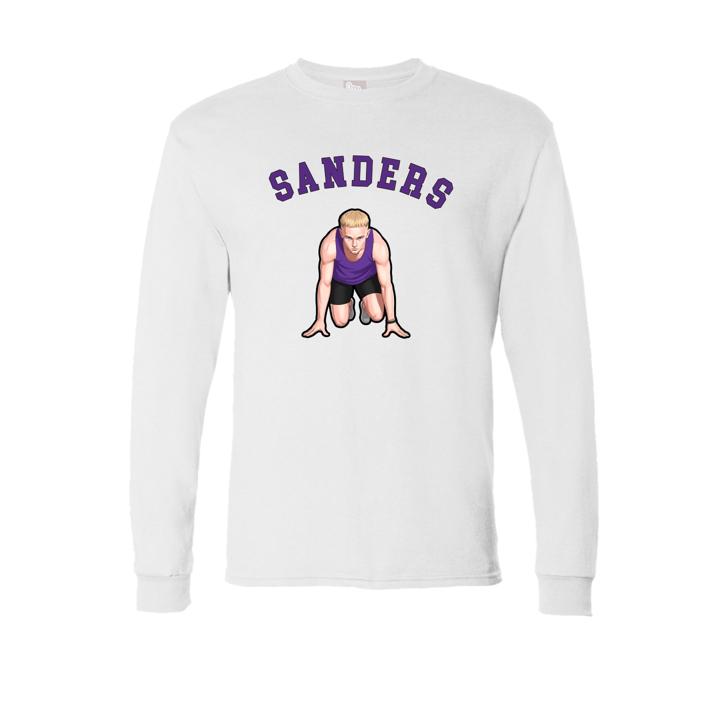 Long Sleeve Tee — Shirsey Arch in White