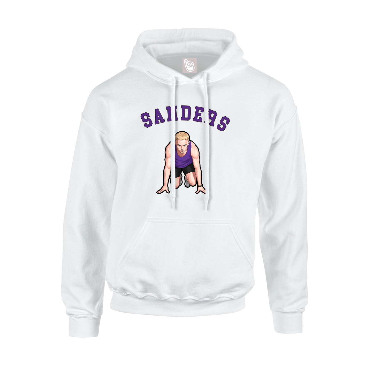 Hoodie — Shirsey Arch in White