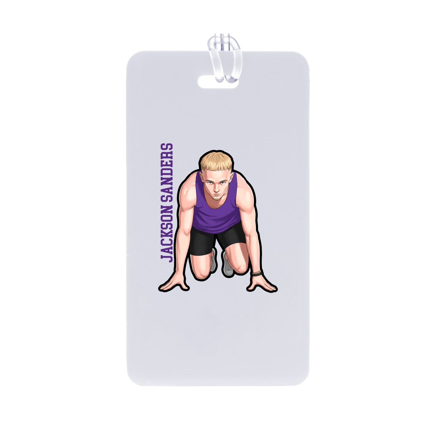 Bag Tag — Name Vertical in Classic