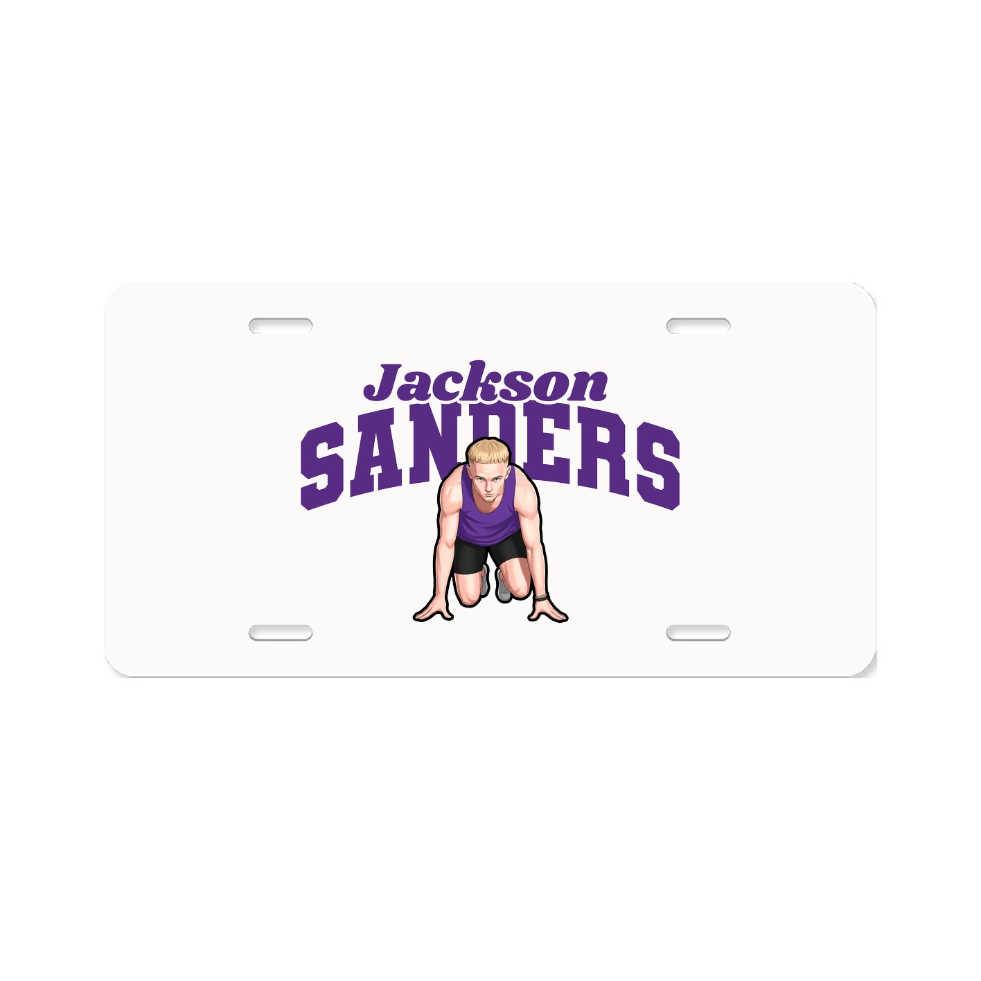 License Plate — Signature Arch in Classic
