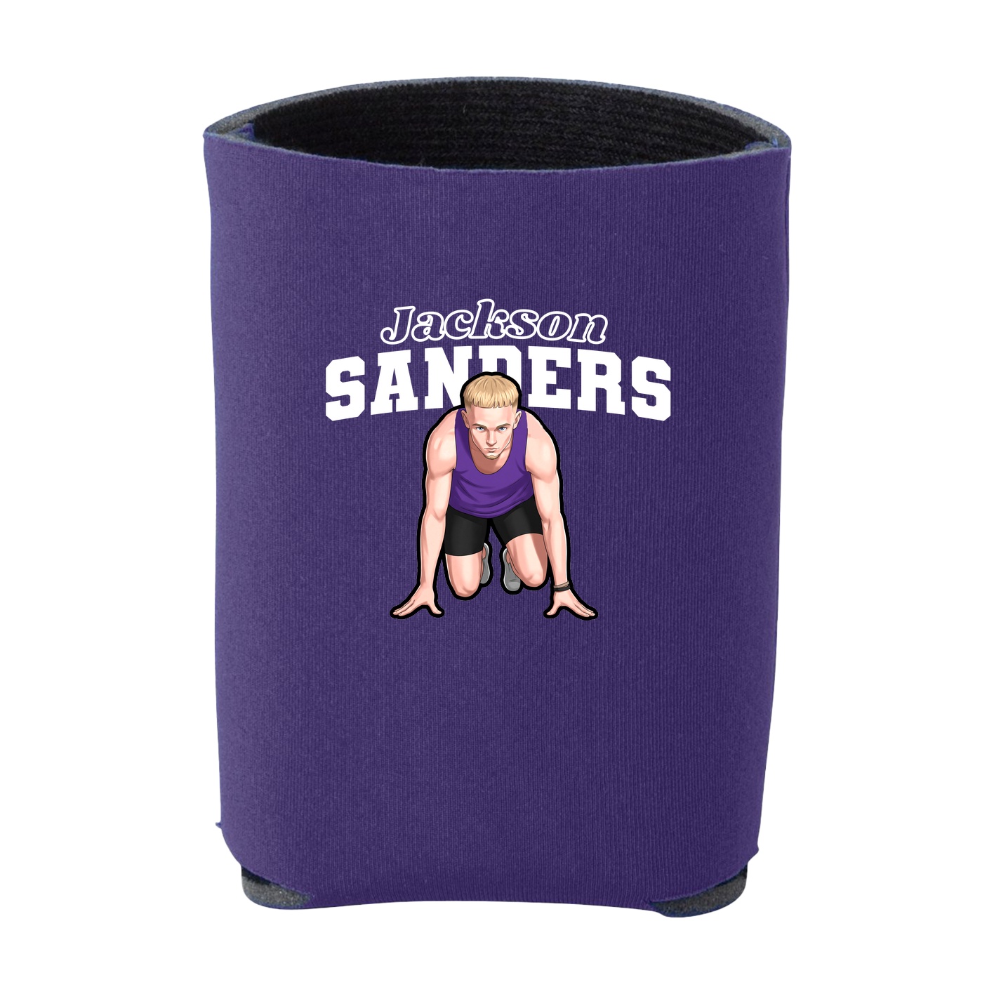 Can Holder — Name Arch in Purple