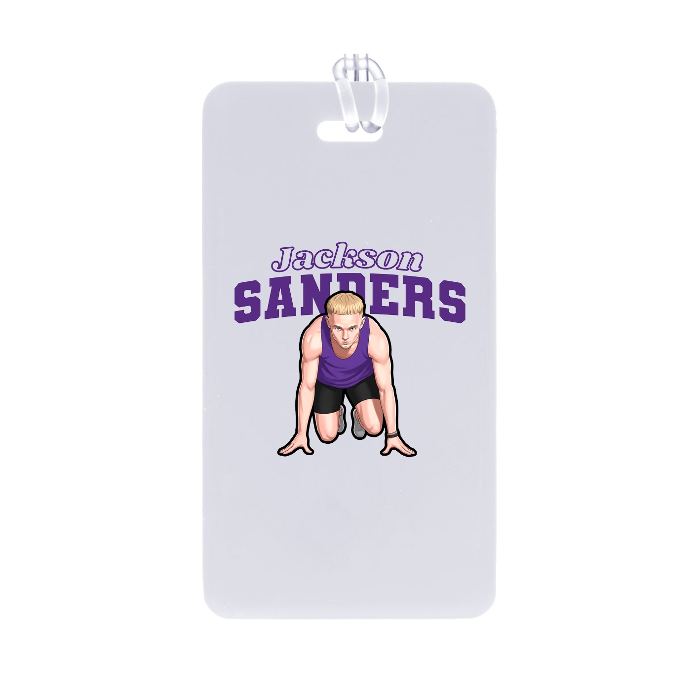 Bag Tag — Name Arch in Classic