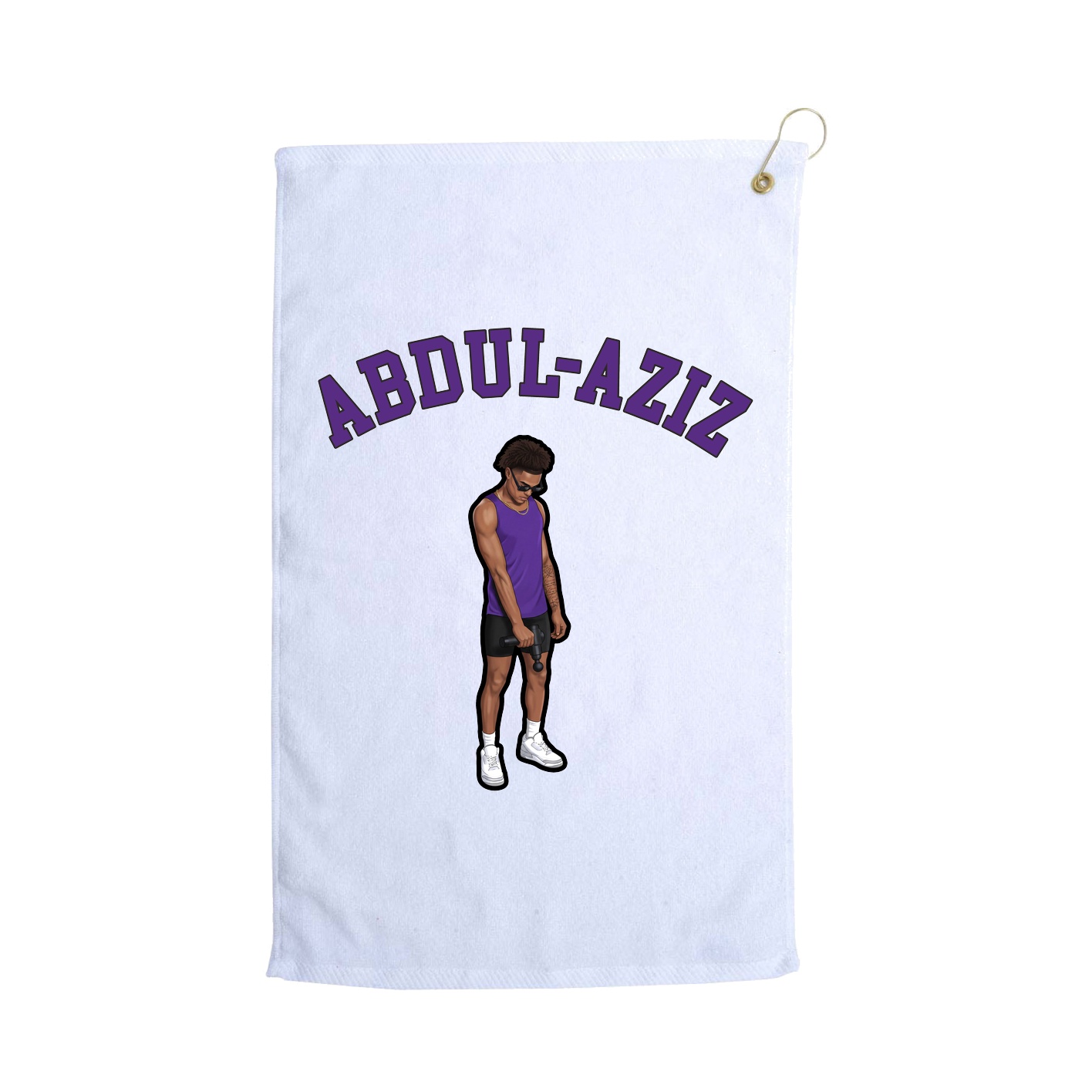 Golf Towel — Shirsey Arch in White