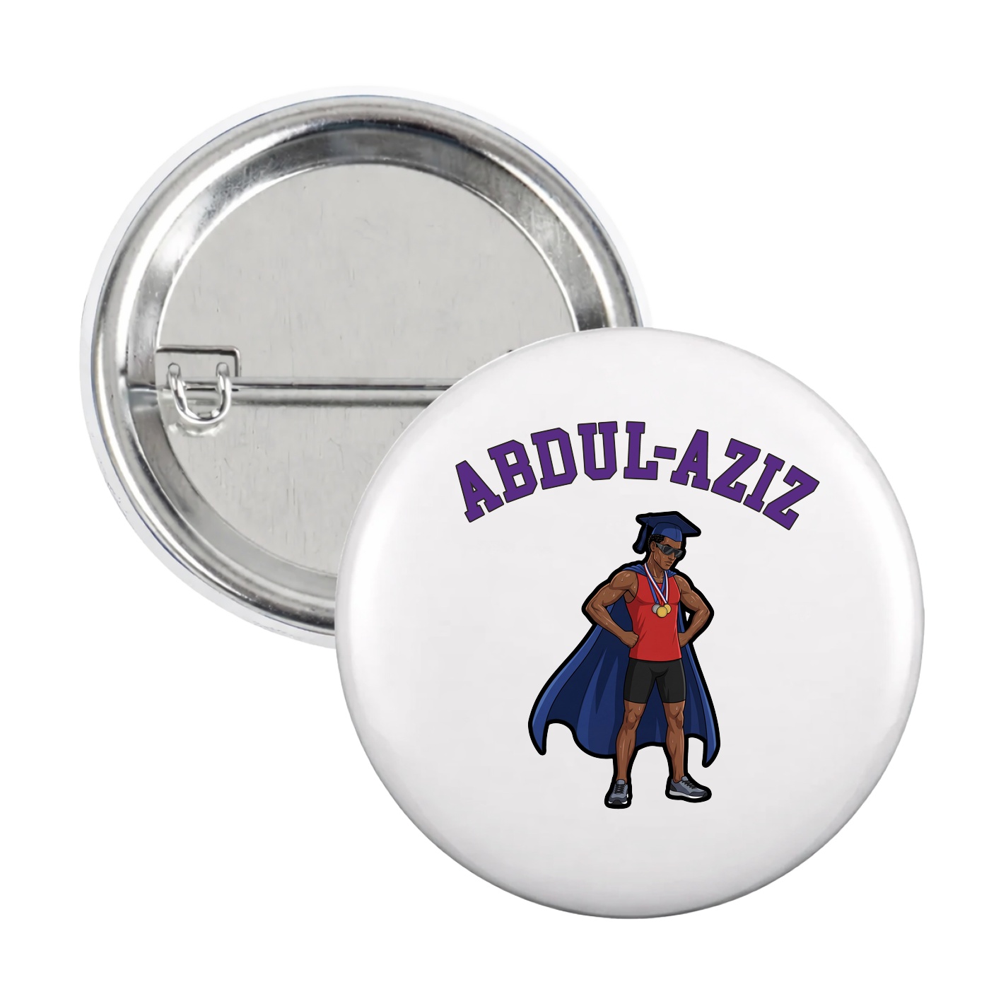 Game Day Button — Shirsey Arch in White