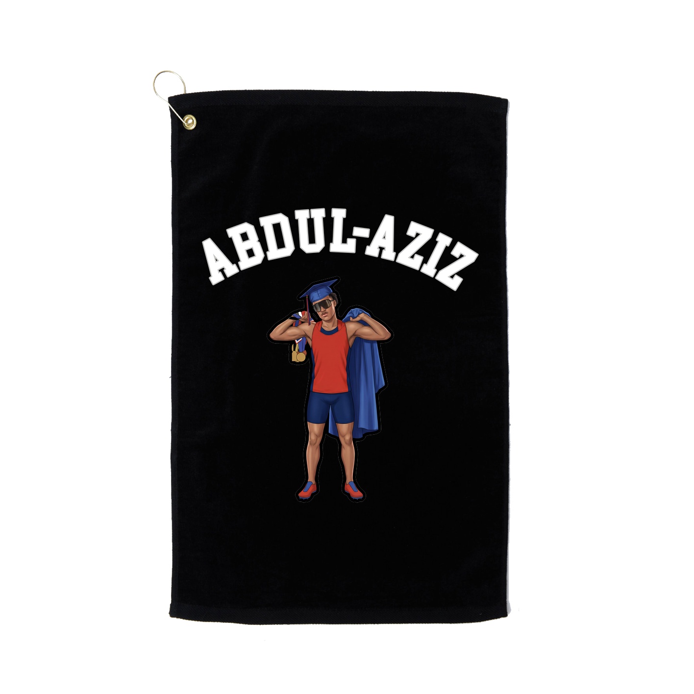 Golf Towel — Shirsey Arch in Black