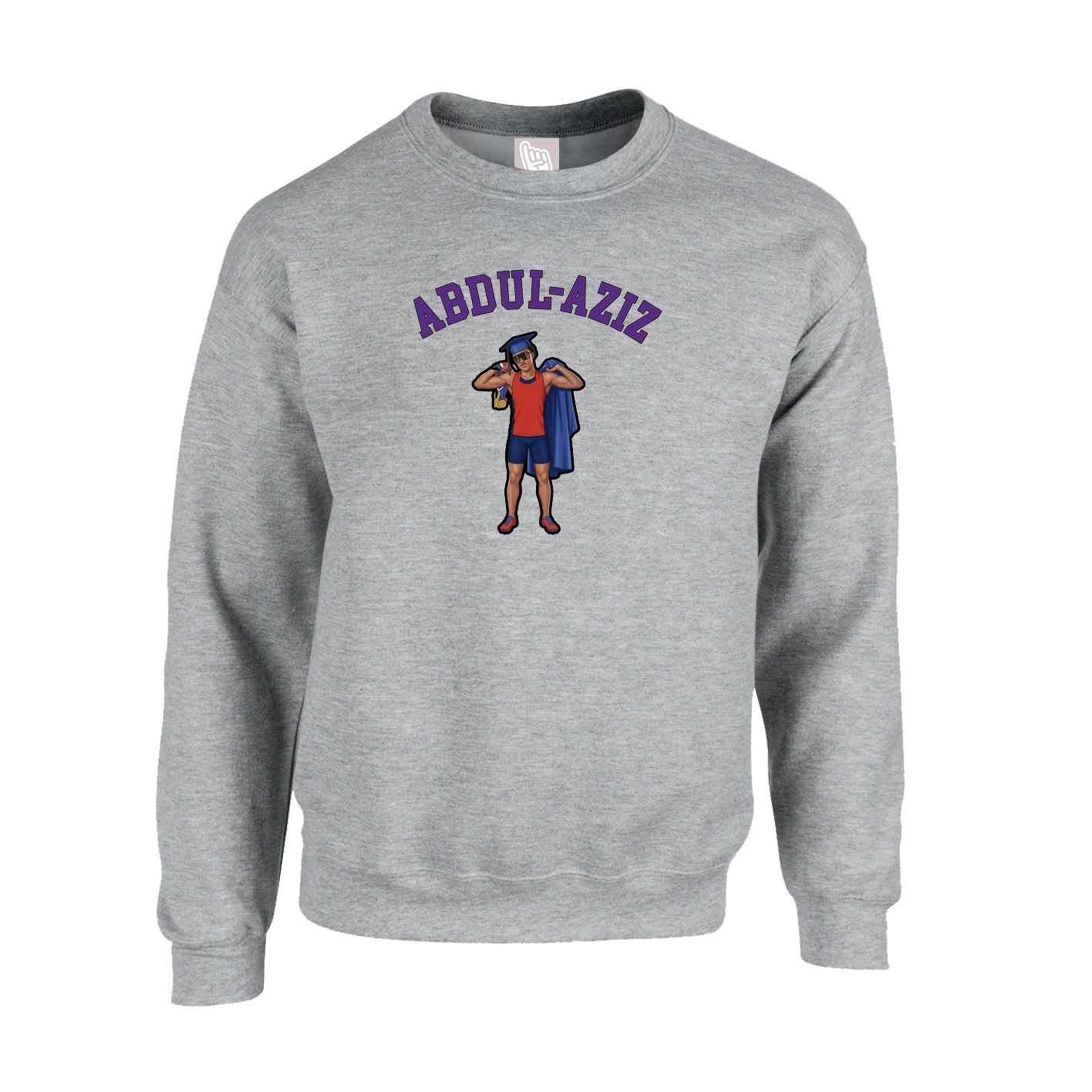 Fleece Crew — Shirsey Arch in Grey
