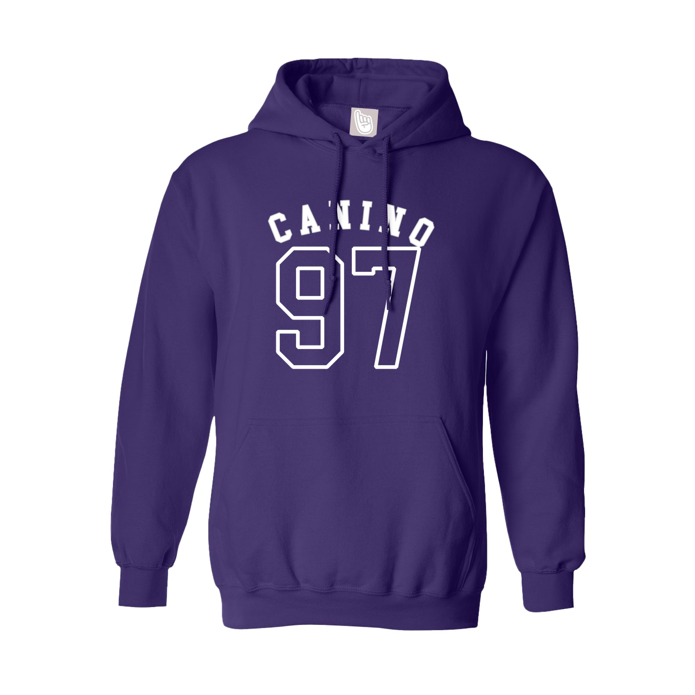 Youth Hoodie — Shirsey Arch in Purple