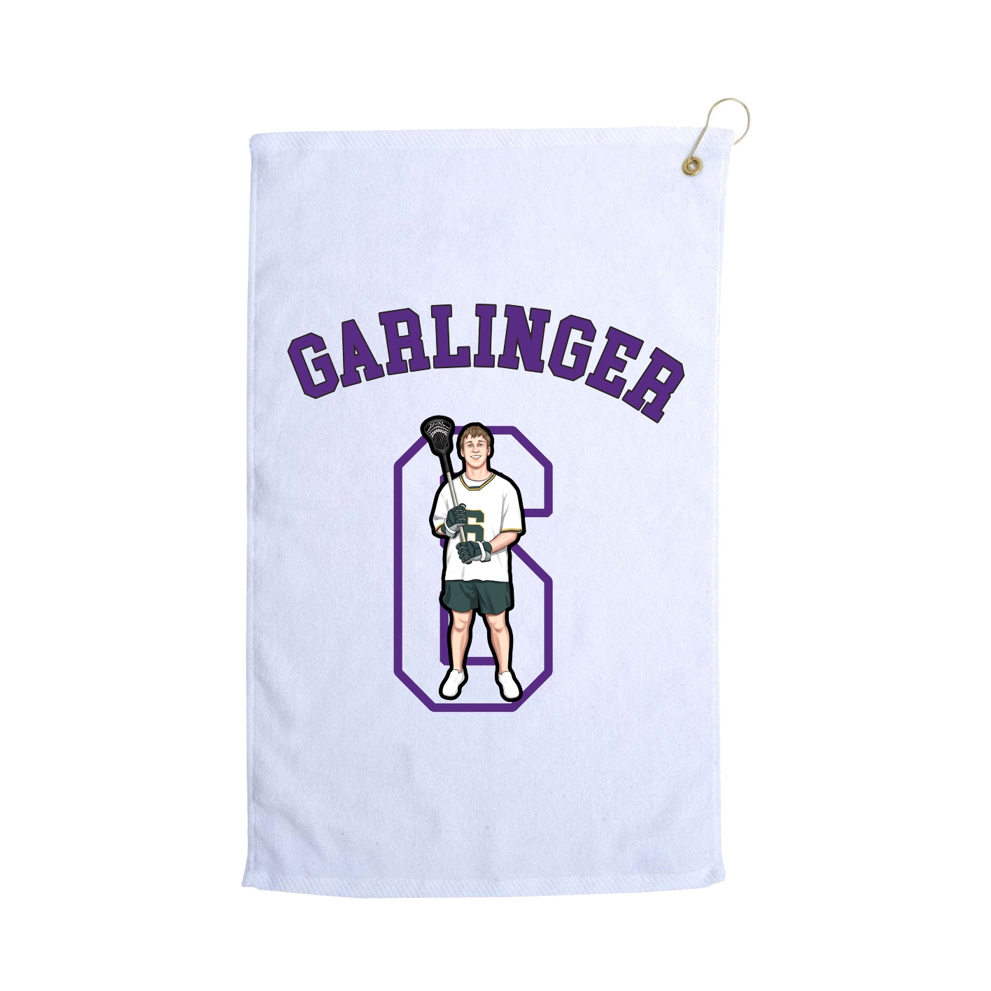 Golf Towel — Shirsey Arch in White