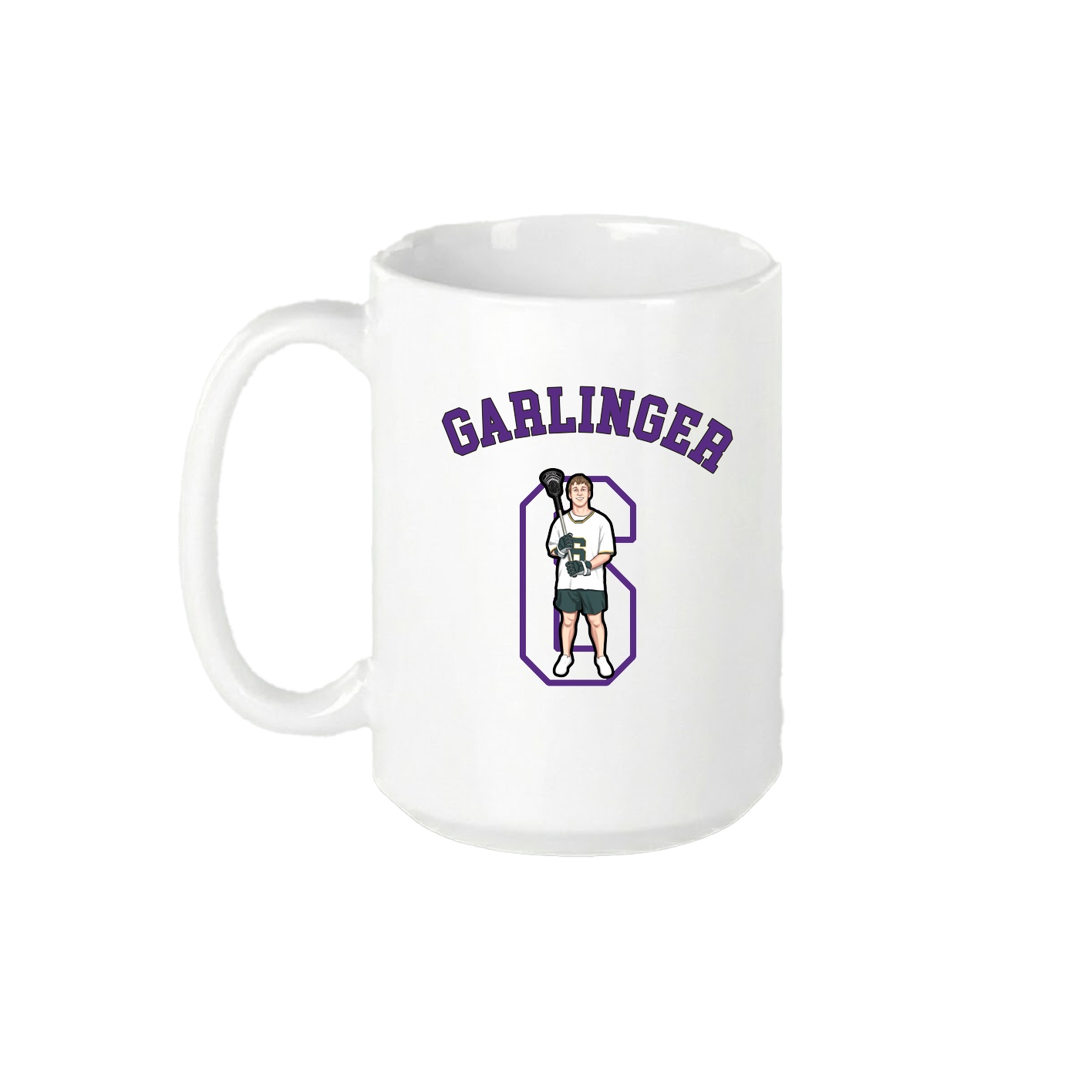 15oz Coffee Mug — Shirsey Arch in White