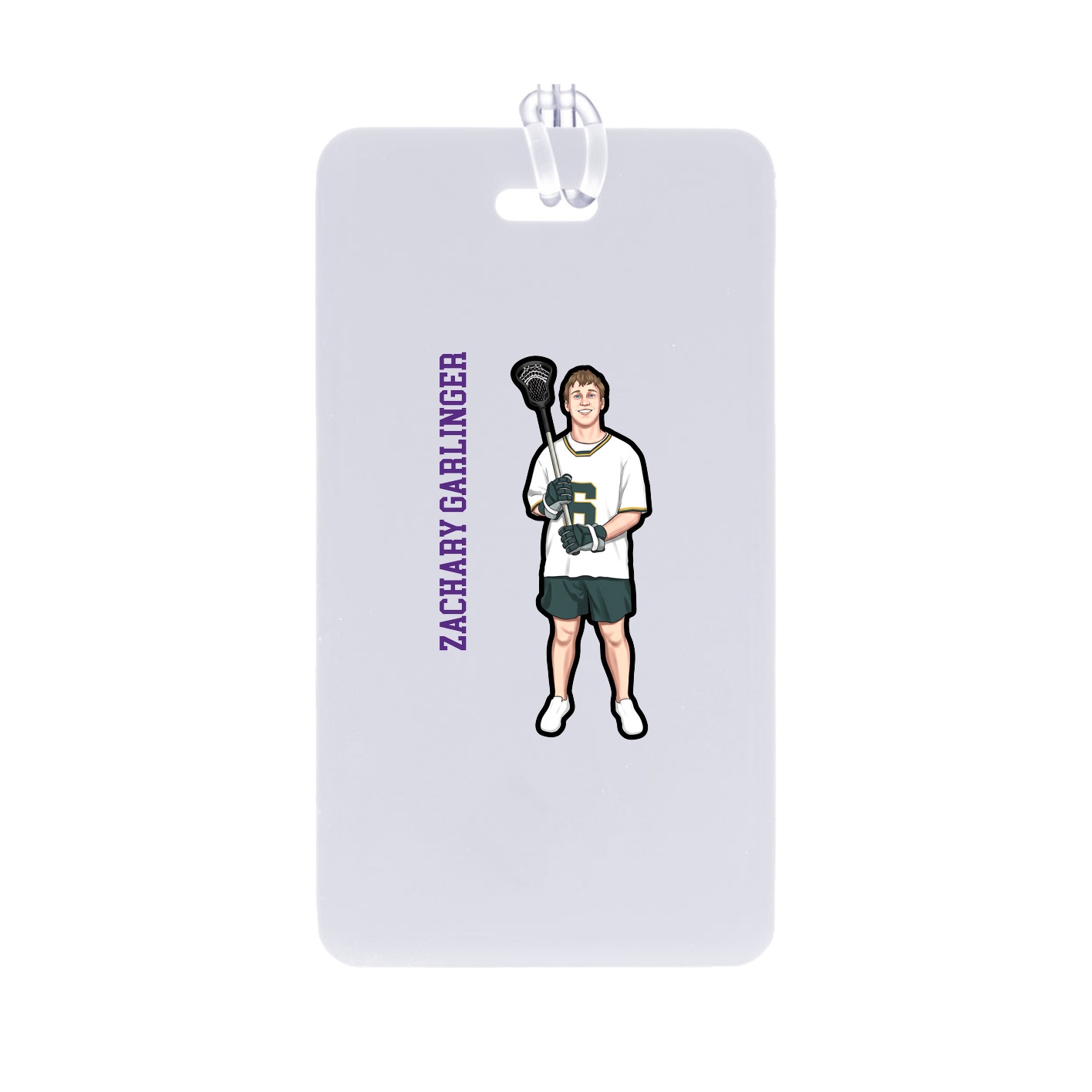 Bag Tag — Name Vertical in Classic