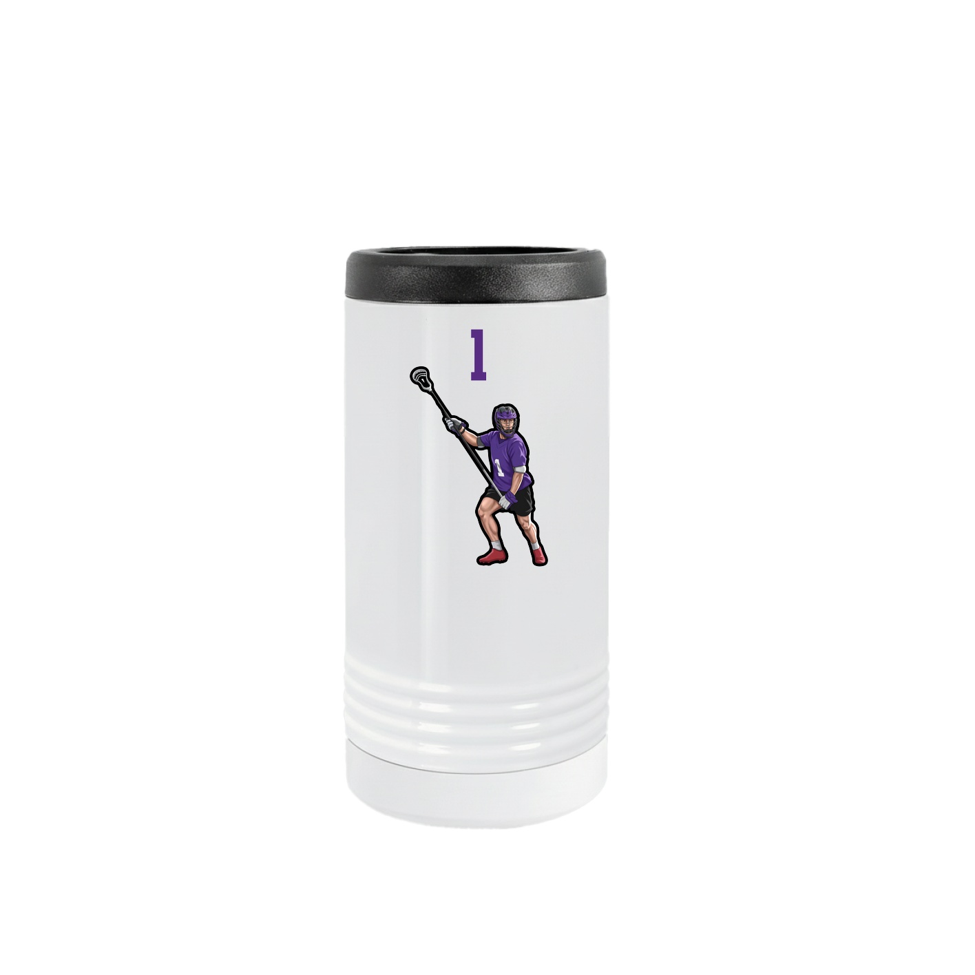 Slim Beverage Holder — Number Top in White