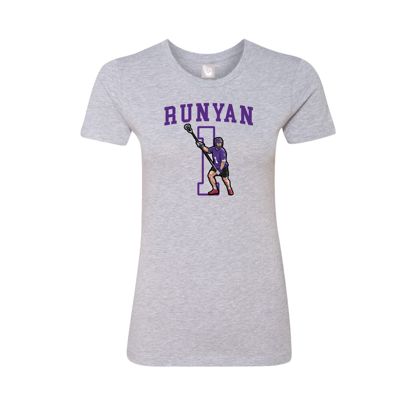 Fitted Women's Tee — Shirsey in Grey