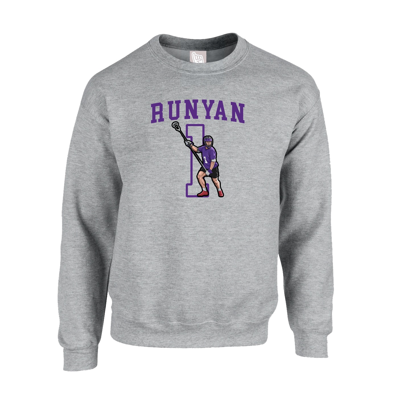 Fleece Crew — Shirsey in Grey