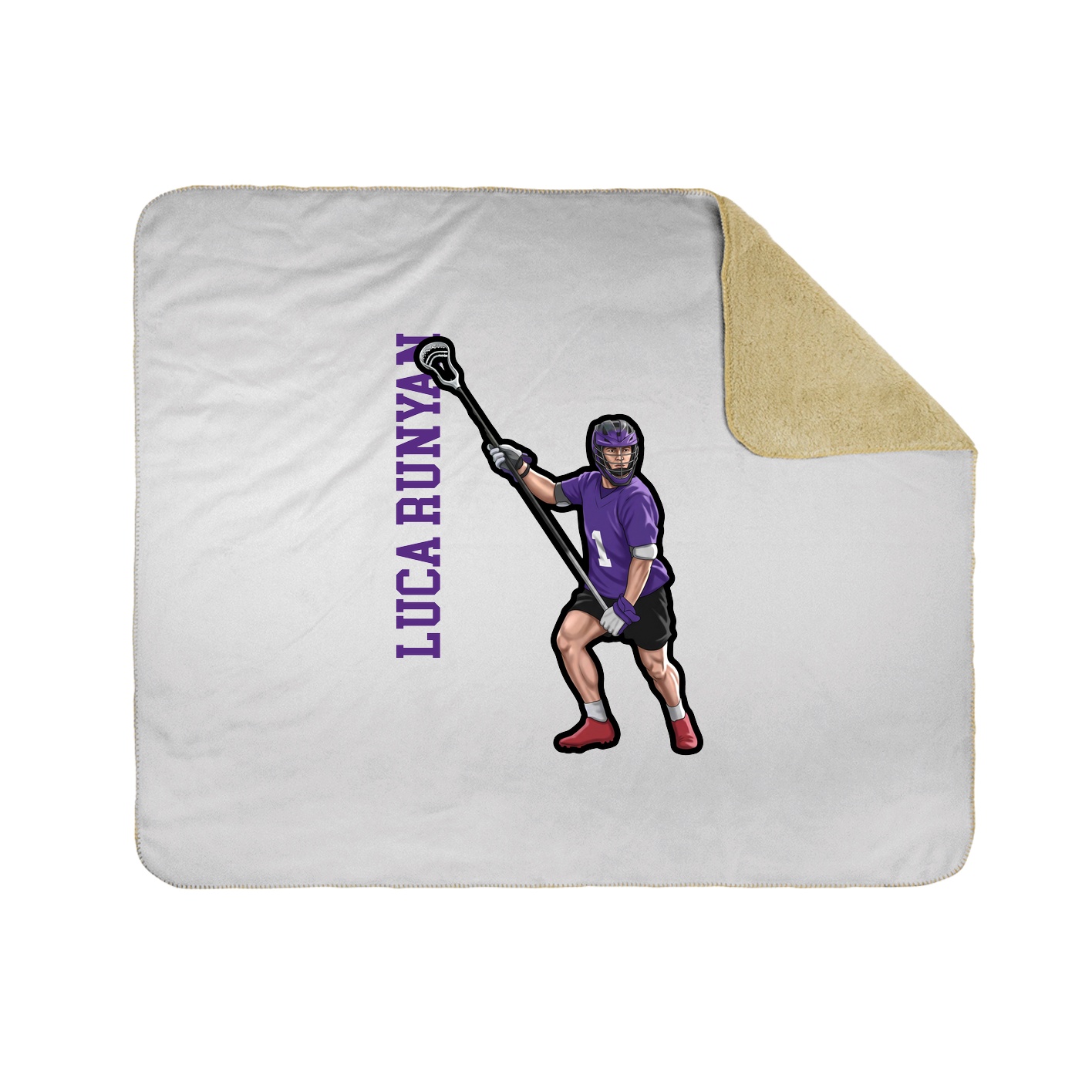 50x60 Sherpa Lined Throw Blanket