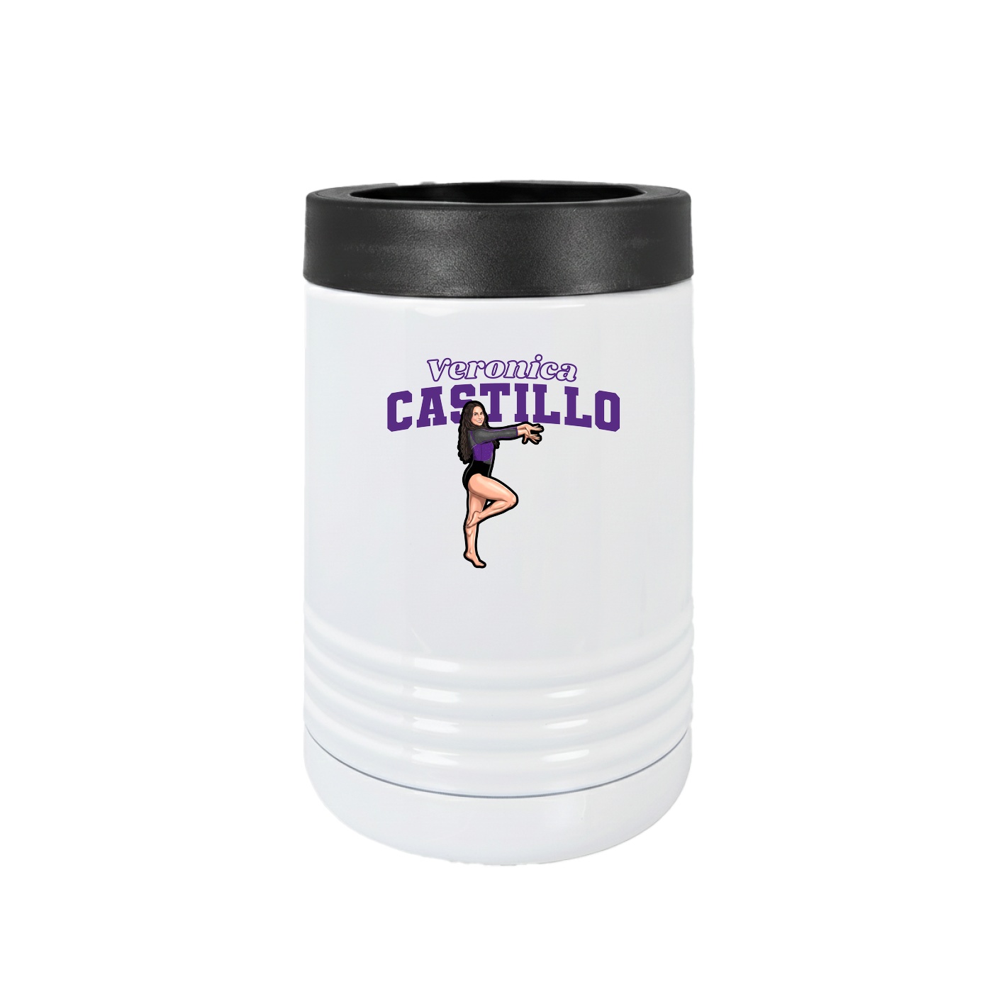 Beverage Holder — Name Arch in White