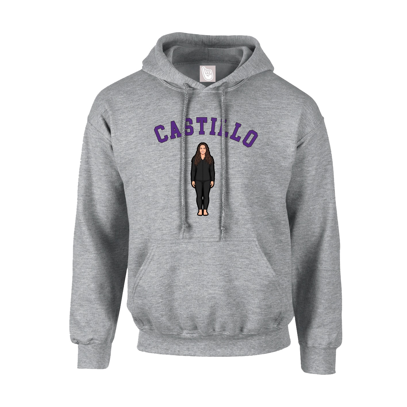 Youth Hoodie — Shirsey Arch in Grey