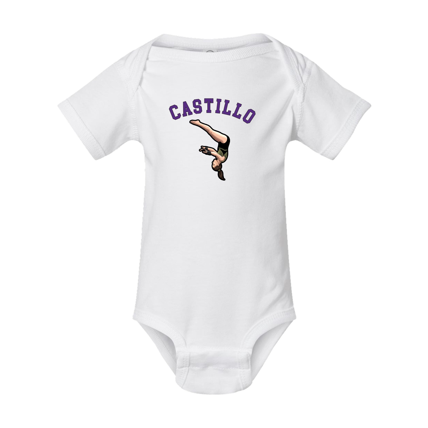 Baby Onesie — Shirsey Arch in White