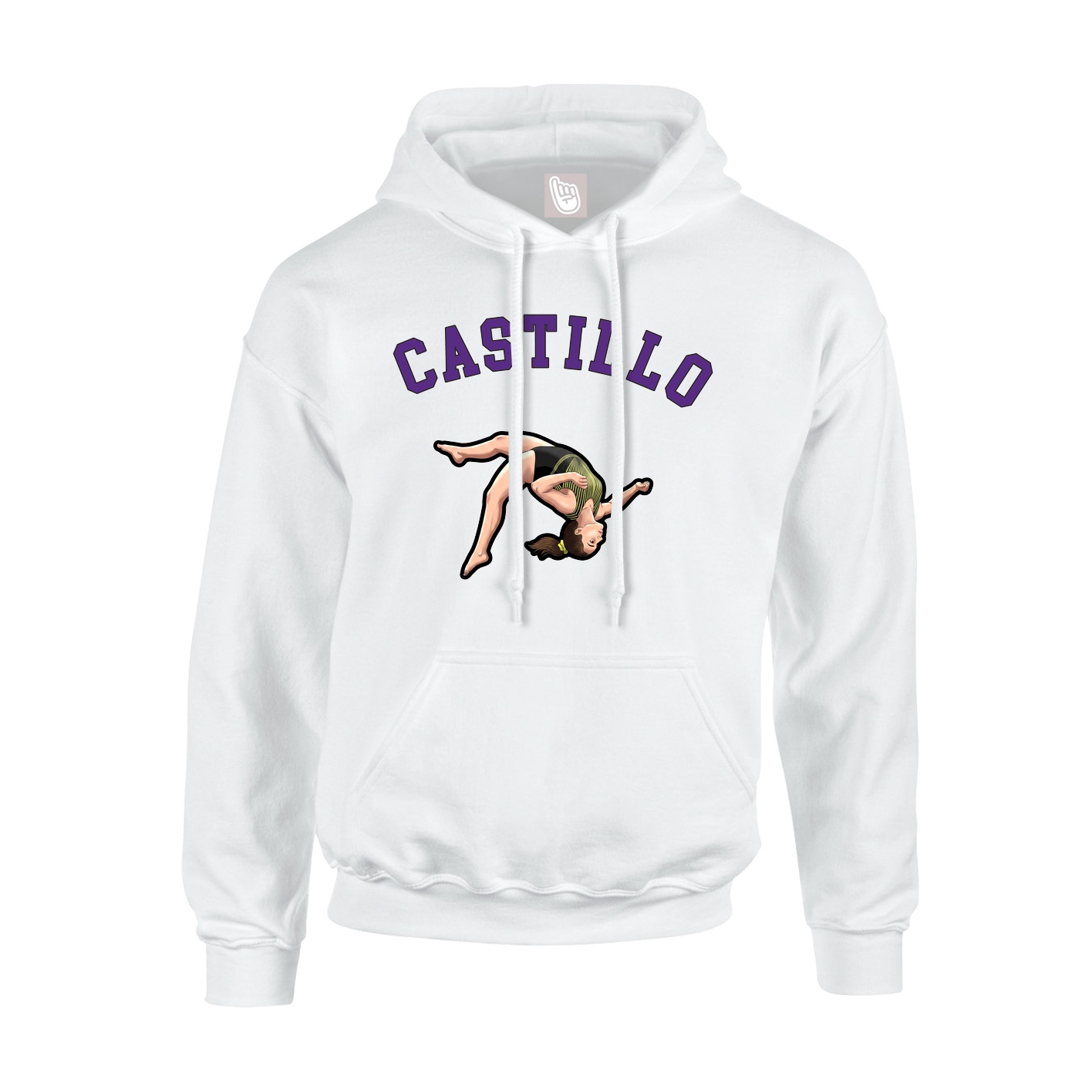 Hoodie — Shirsey Arch in White
