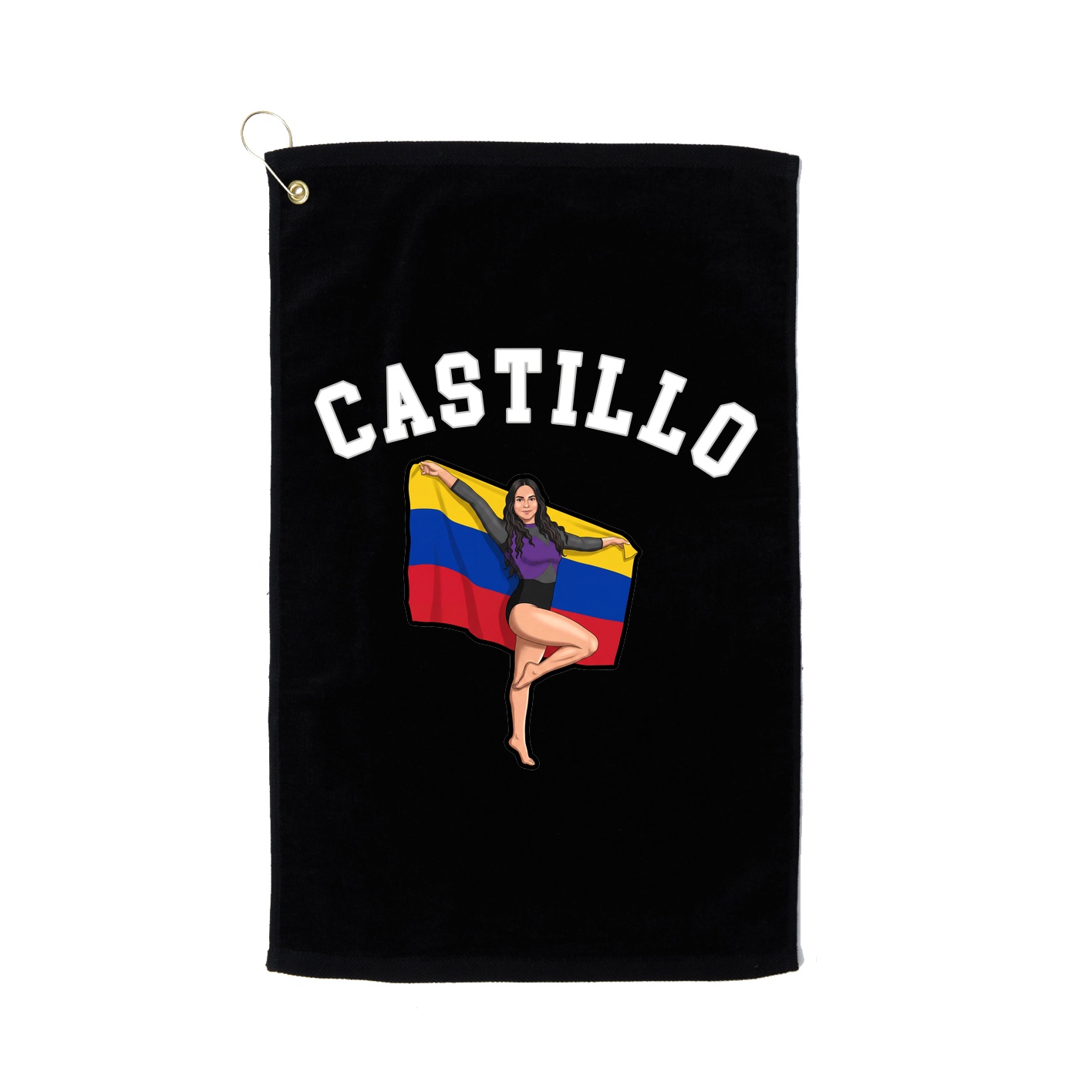Golf Towel — Shirsey Arch in Black