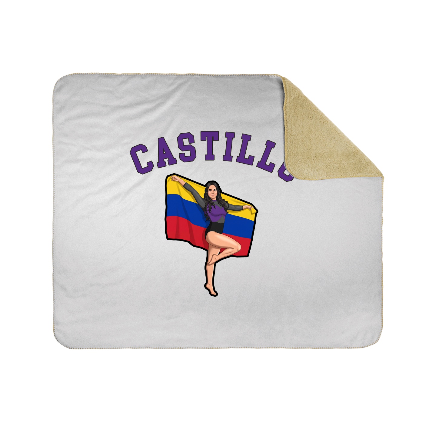 Throw Blanket — Shirsey Arch in White
