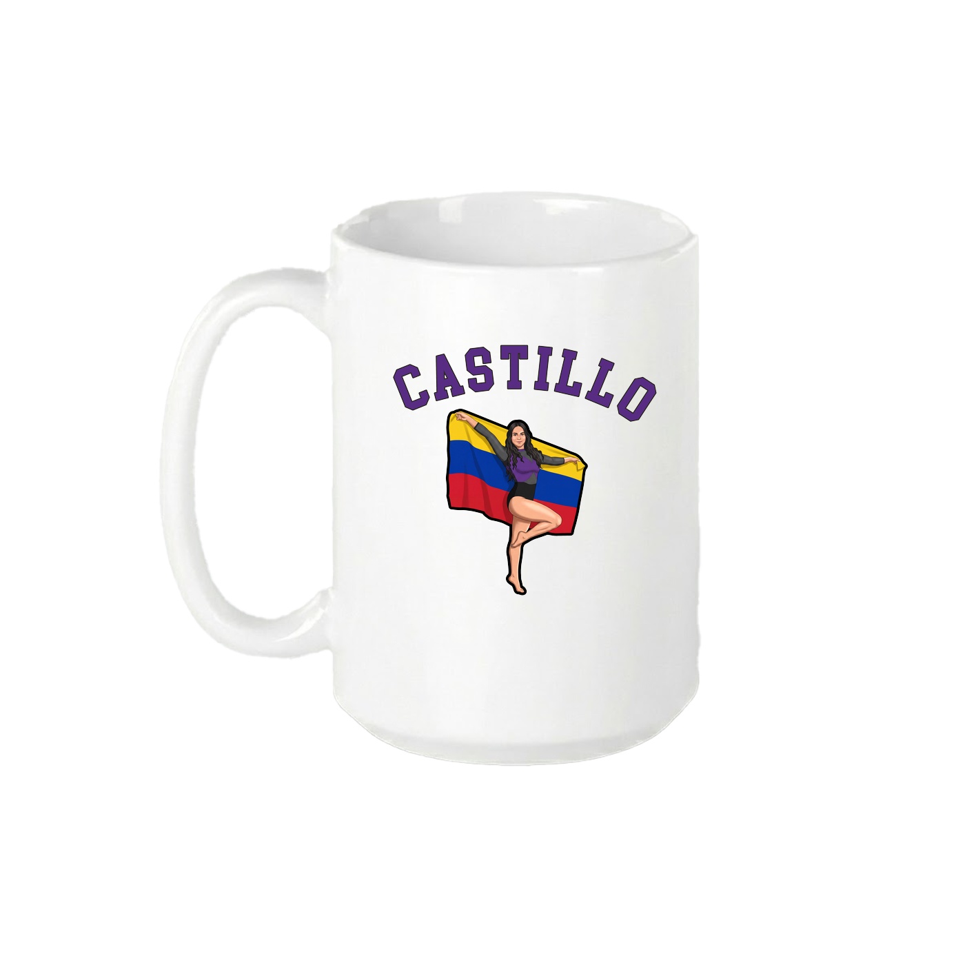 15oz Coffee Mug — Shirsey Arch in White