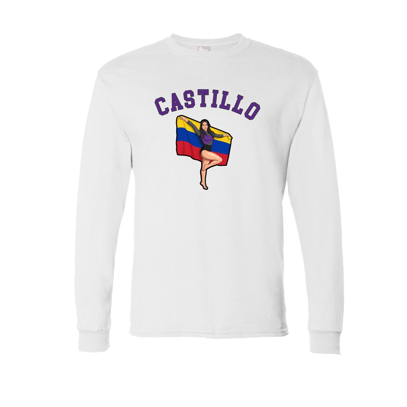 Long Sleeve Tee — Shirsey Arch in White