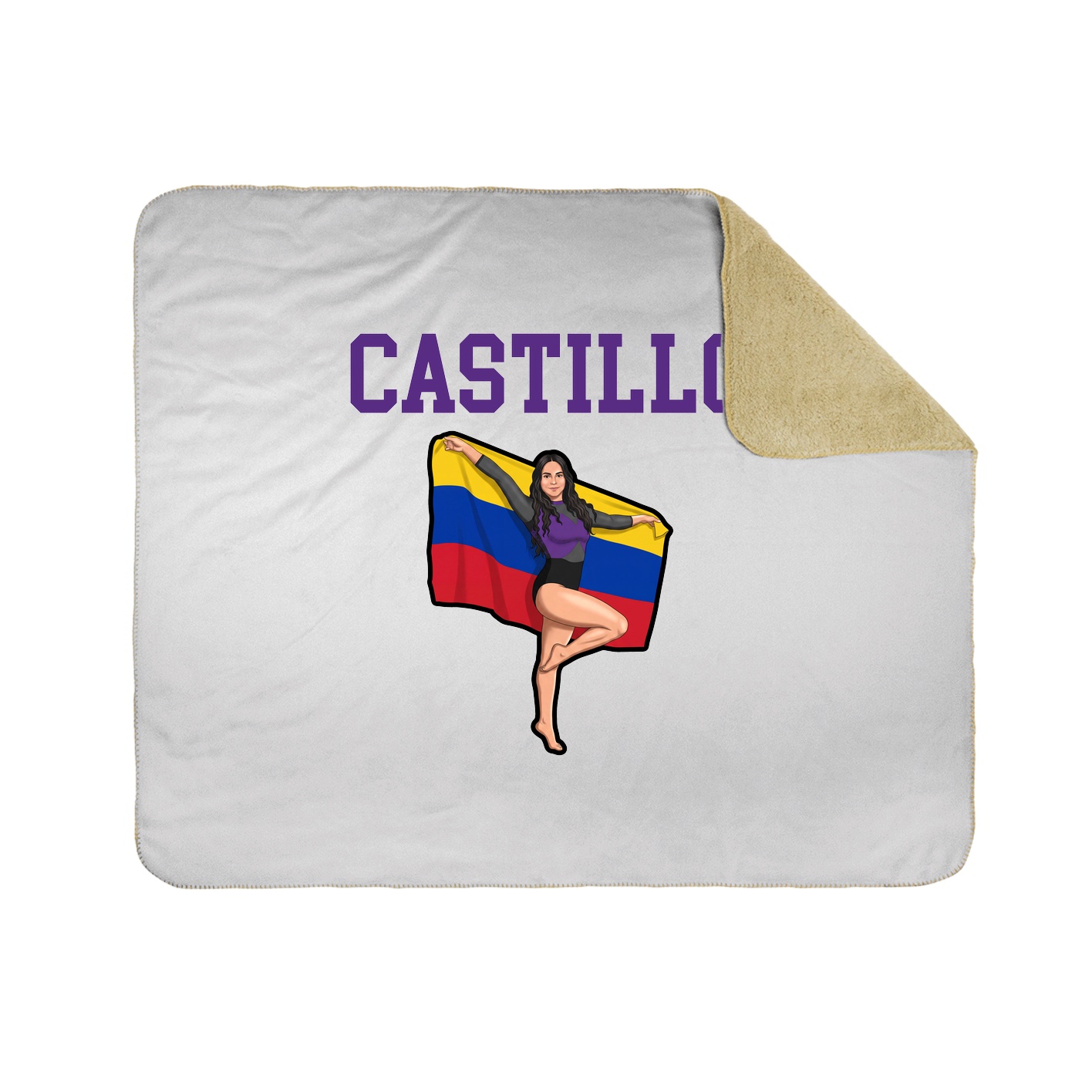 Throw Blanket — Shirsey in White