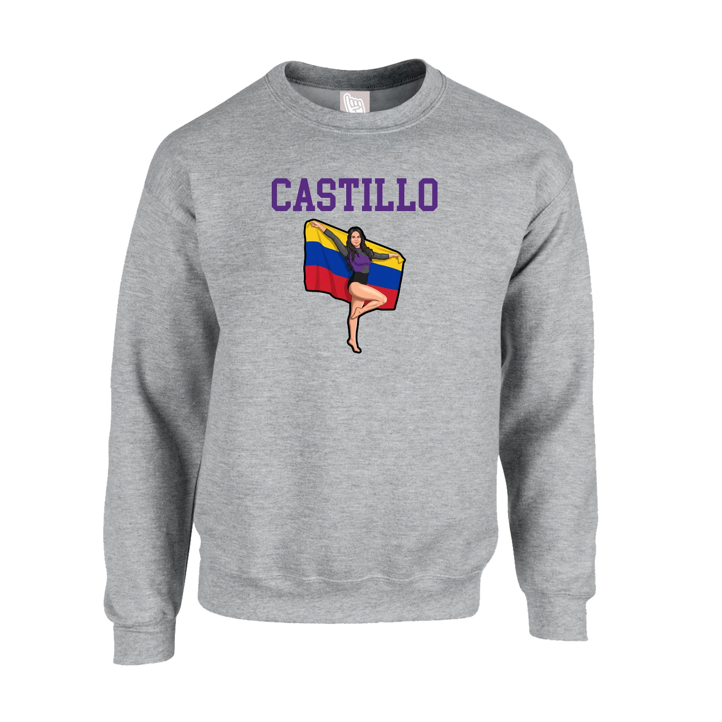 Fleece Crew — Shirsey in Grey