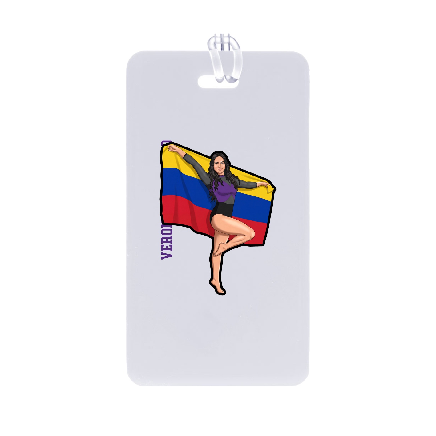 Bag Tag — Name Vertical in Classic