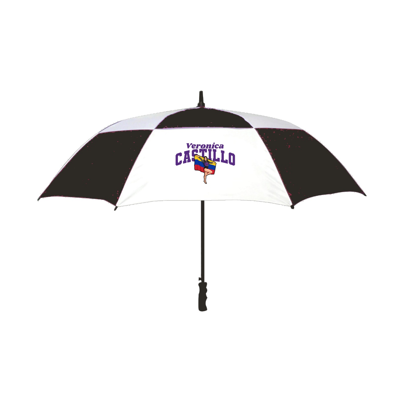 Golf Umbrella — Signature Arch in Black