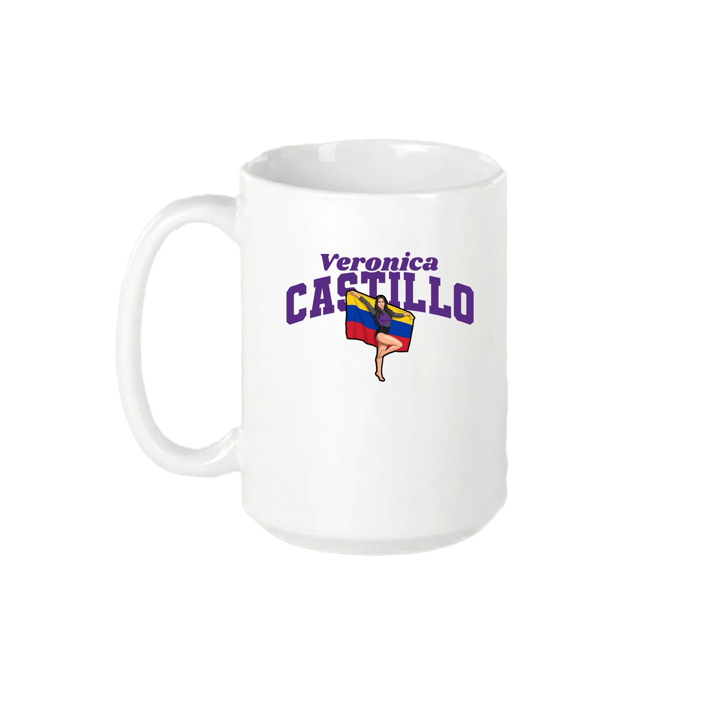 15oz Coffee Mug — Signature Arch in White