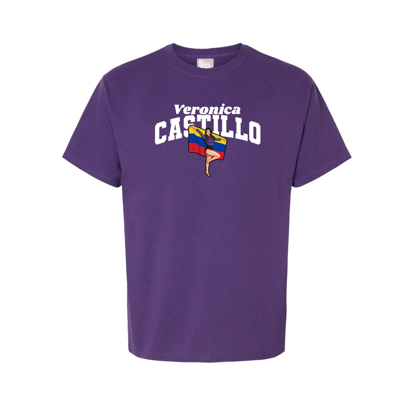 Youth Tee — Signature Arch in Purple