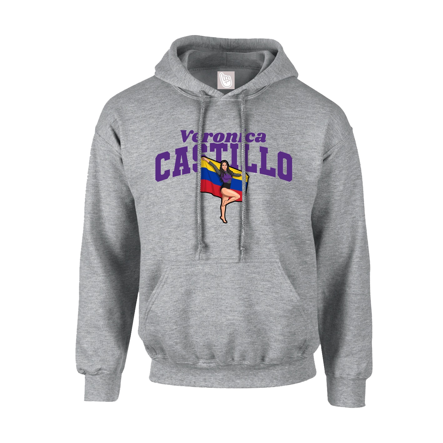 Hoodie — Signature Arch in Grey