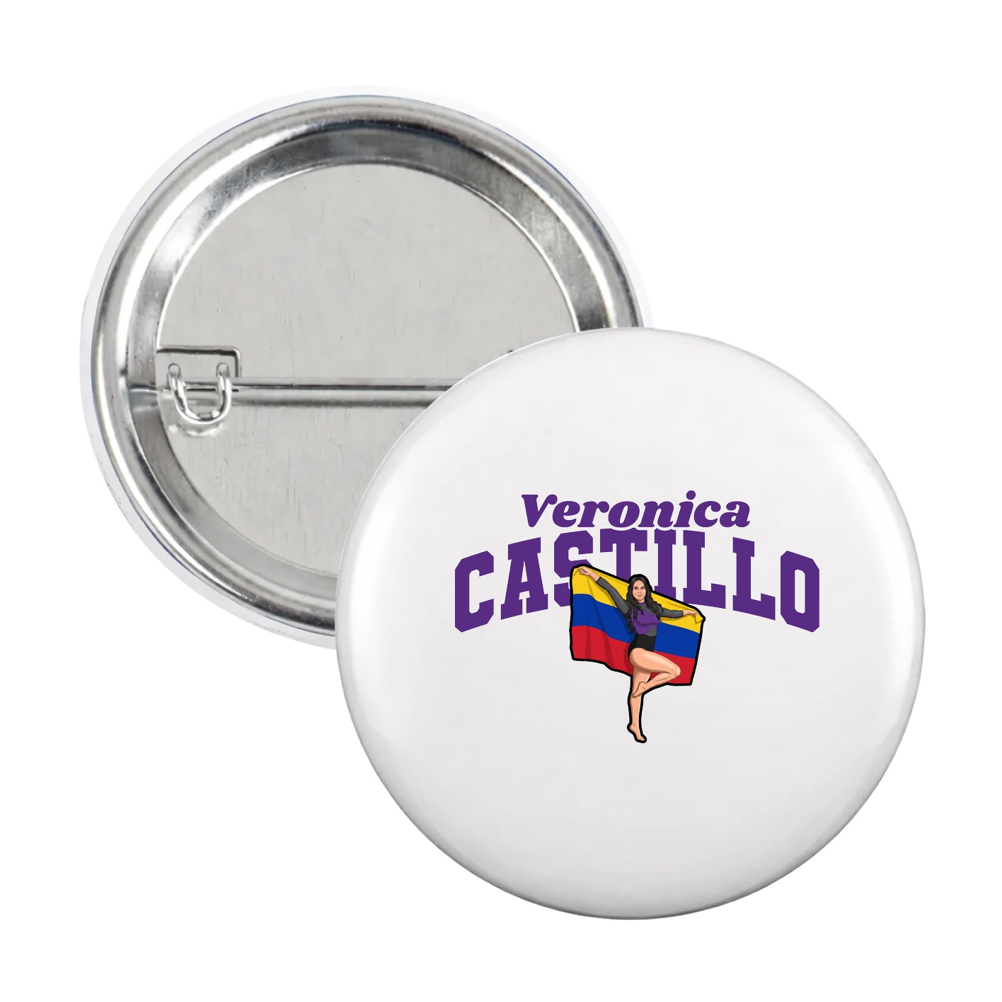 Game Day Button — Signature Arch in White