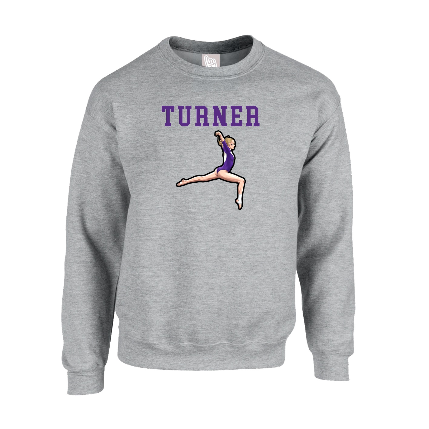 Fleece Crew — Shirsey in Grey