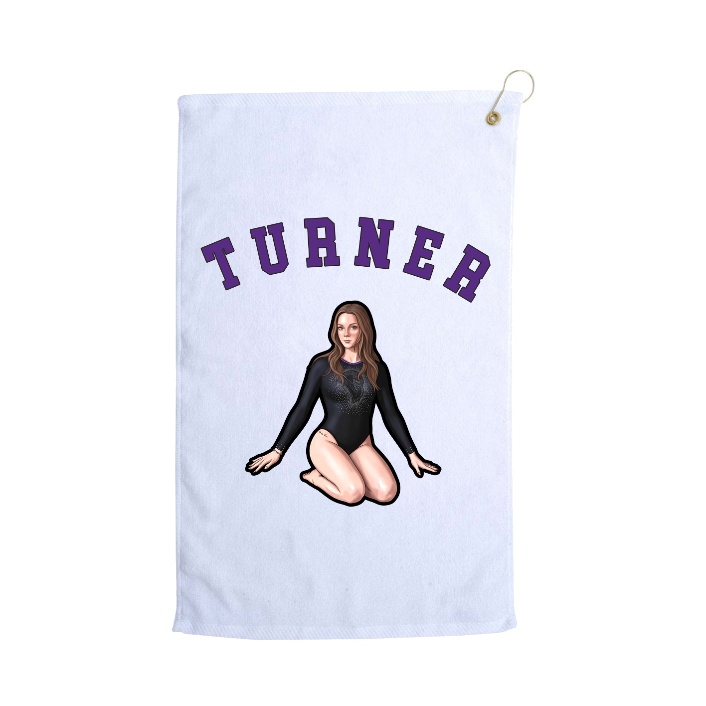 Golf Towel — Shirsey Arch in White