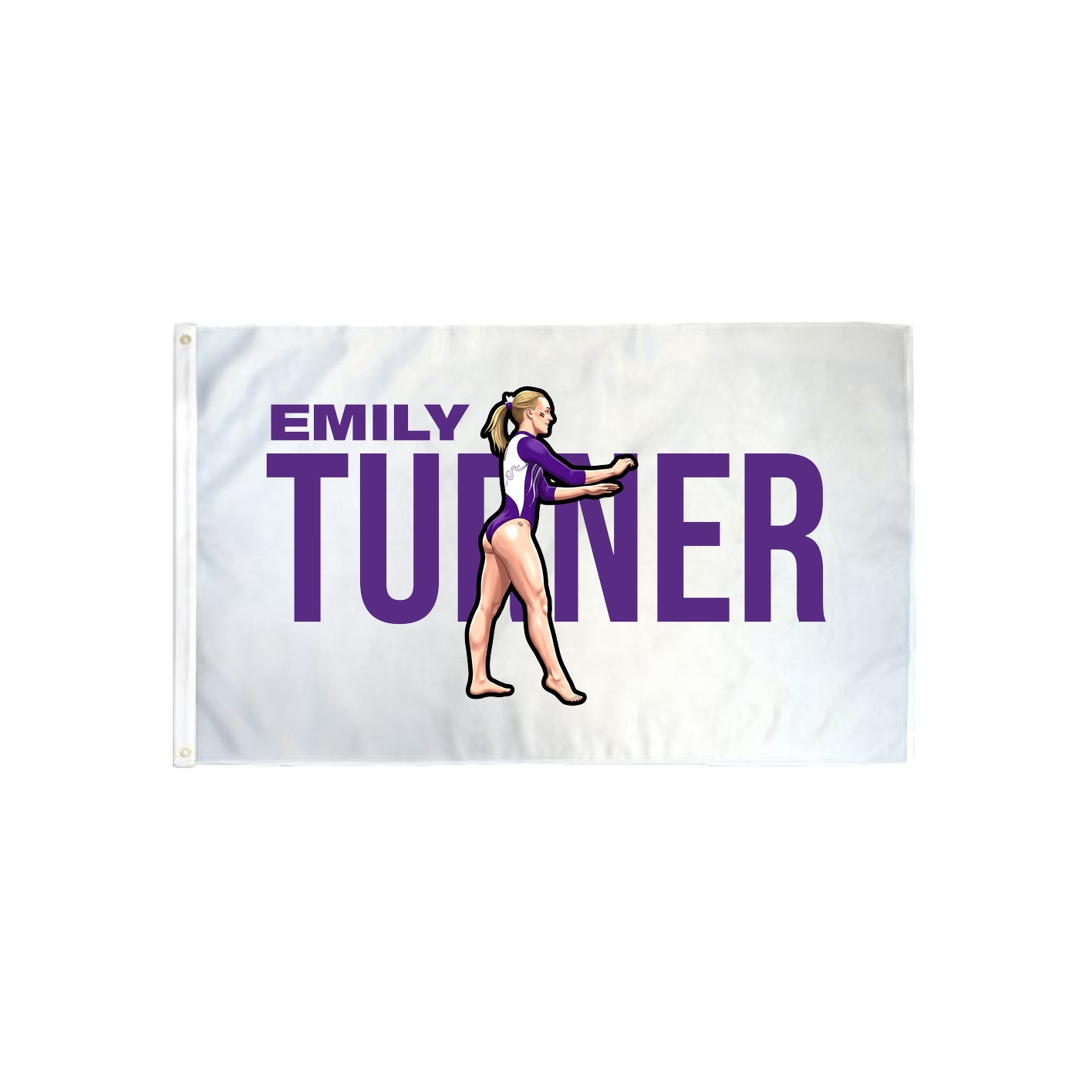 3x5 Flag — Player Name in Classic