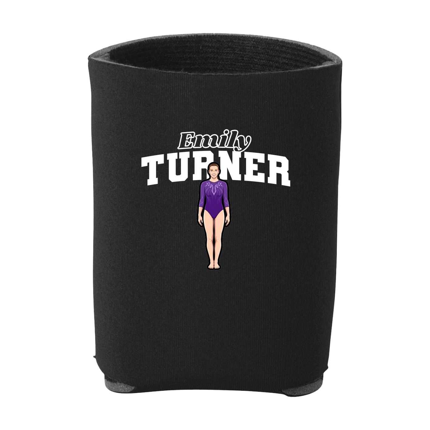 Can Holder — Name Arch in Black