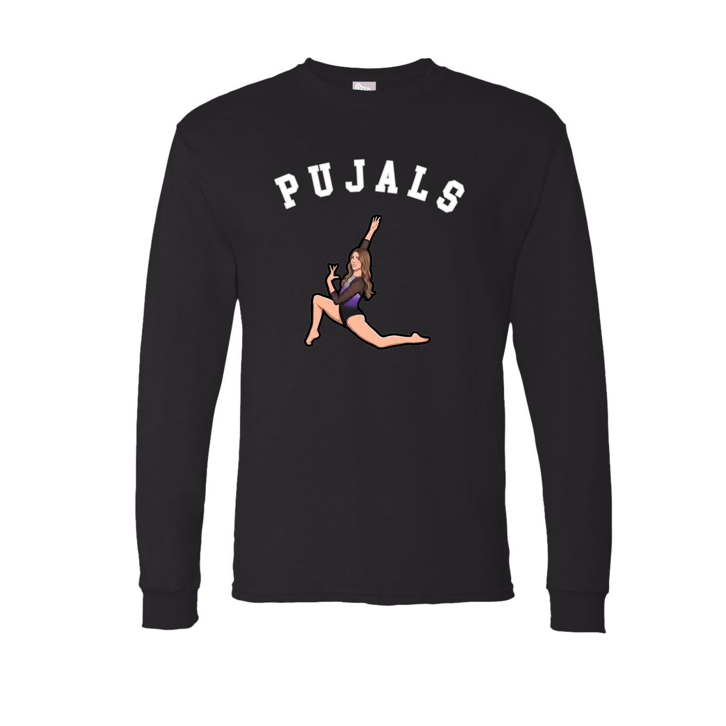Long Sleeve Tee — Shirsey Arch in Black
