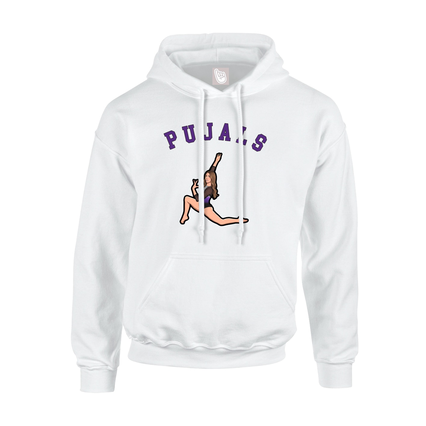 Youth Hoodie — Shirsey Arch in White