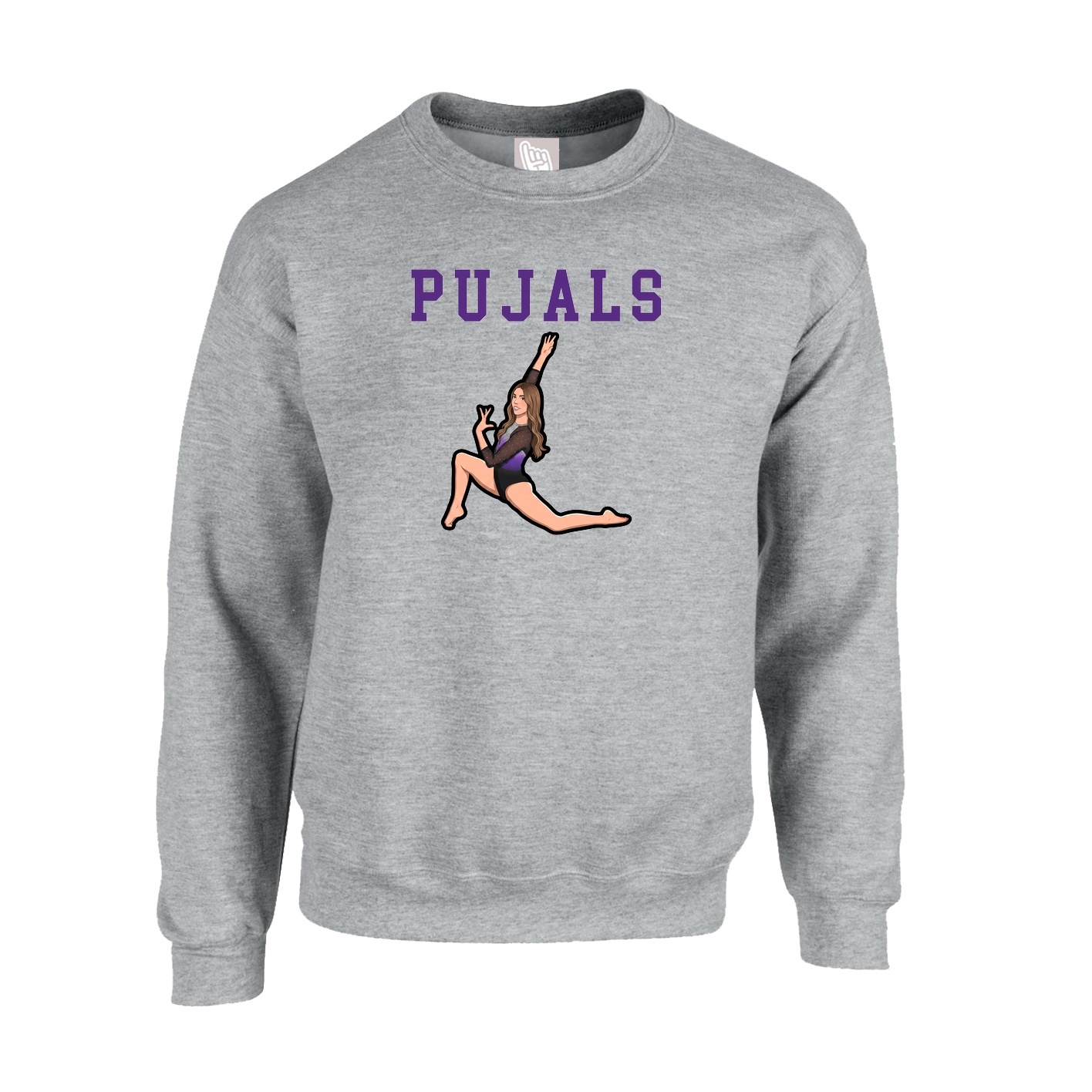 Fleece Crew — Shirsey in Grey